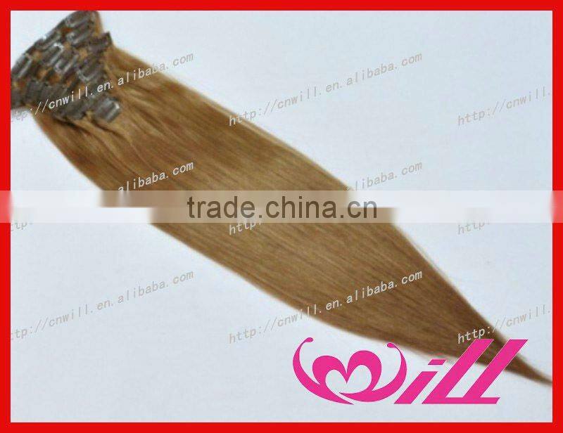 24 inch clip on hair extension clip on indian hair extensions