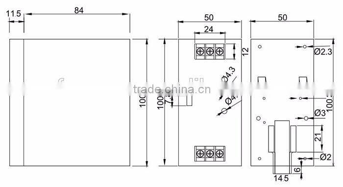 FP150D -24MDA 150W 24Vdc Din-Rail Switch Power Supply with 100-120VAC or 200-240 VAC input