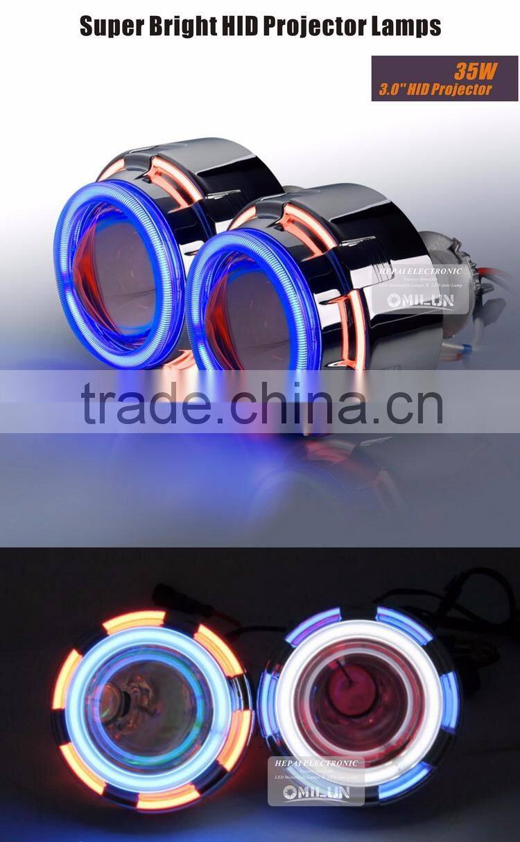 High performance and low defective bi-xenon projective lens hid auto headlight