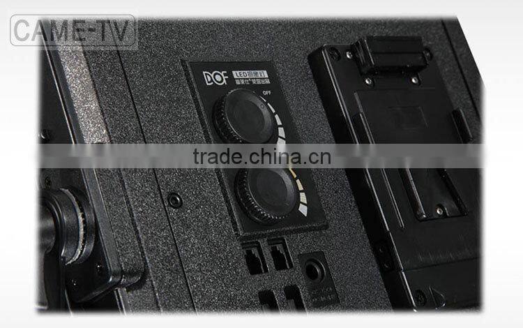 CAME-TV DOF 3x1296 LED Bi-color 5600K 3200K Dimmable HVR-1296S Panel Lighting Kit