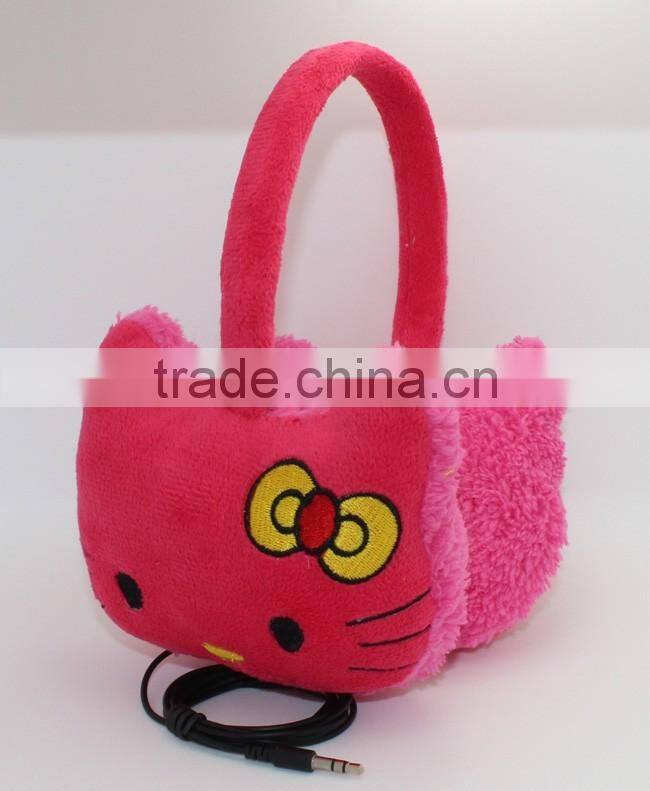 Animal cute Headphone for Winter high quality headphones earphone for girls