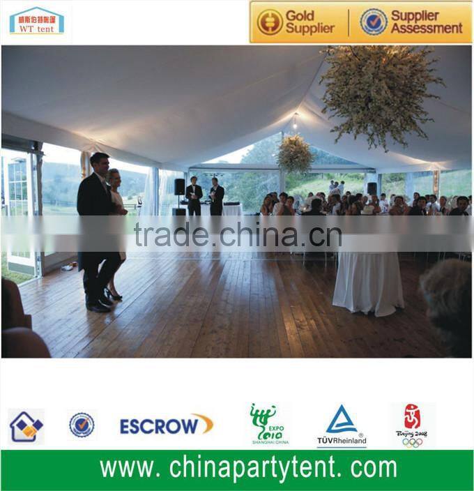 Luxury tent wedding party tent with glass walls
