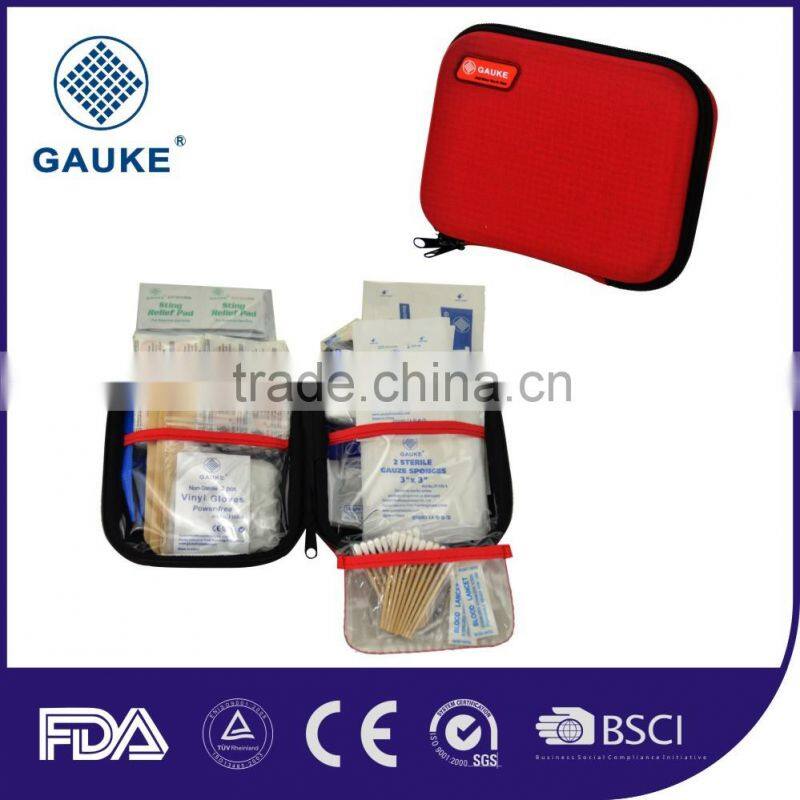 outdoors first aid kit with medical equipment