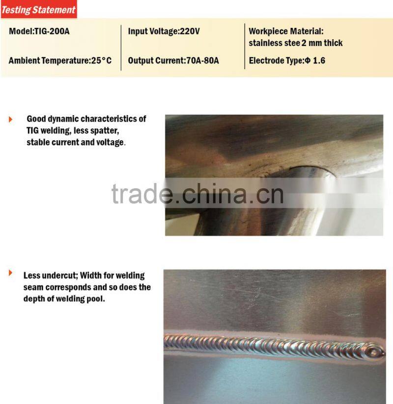 TIG -200A 2 in1 tig mma Welder Inverter double usage high frequency welding machine