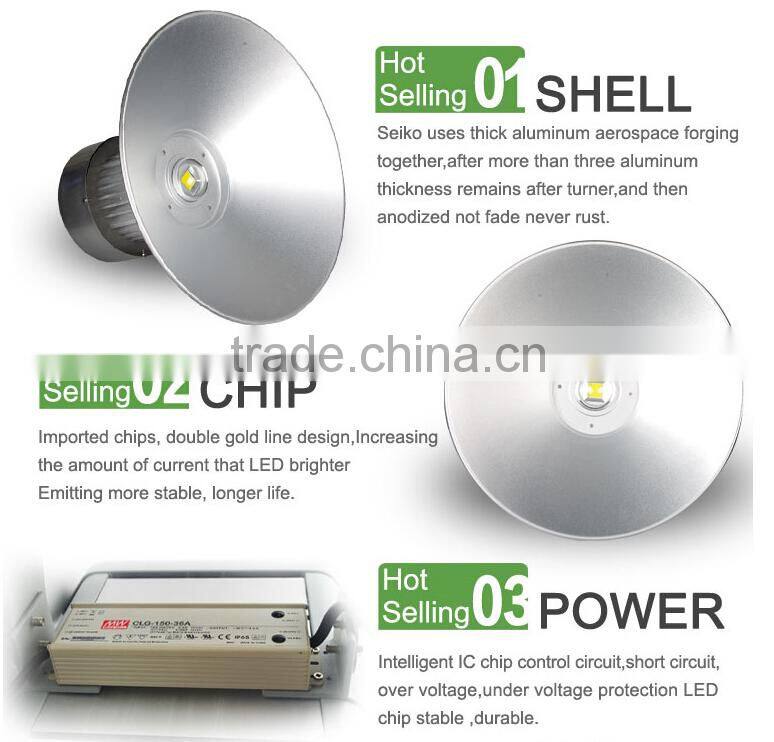 150W LED mining lamp High Bay industrial light factory Lighting Lamp ceiling/flood lights 85~265V 2 years warranty ColdWhite