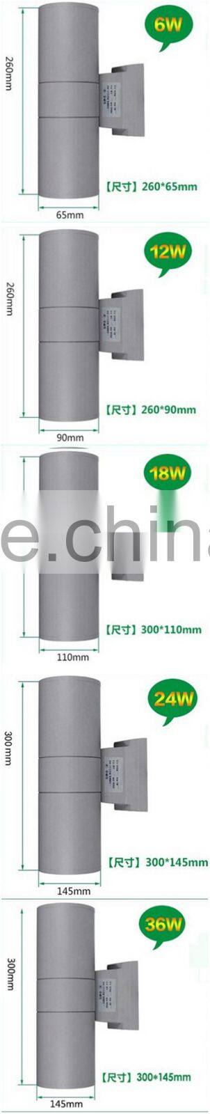 2*3W Waterproof led wall lamp with factory price