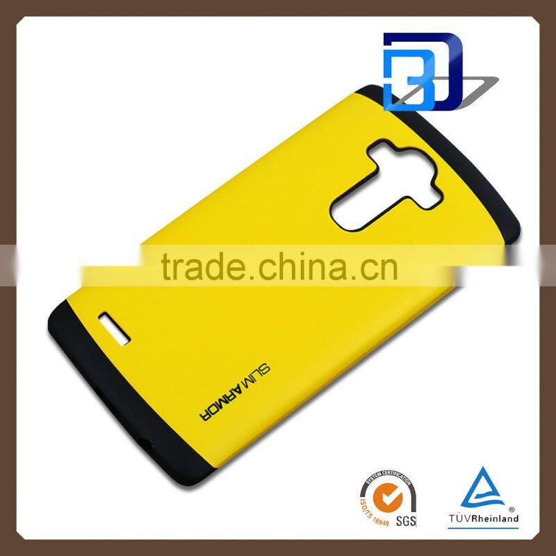 Manufacturer Wholesale Shockproof Heavy Duty Armor case cover 2 in 1 Armor slim case For LG G4 Rugged armor case factory price