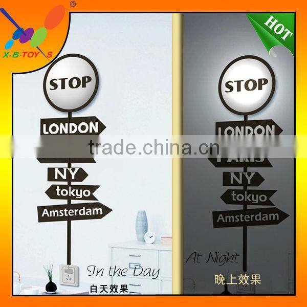 Factory Price New items Wallpaper night light 3D night lamp seven styles wall lighting.
