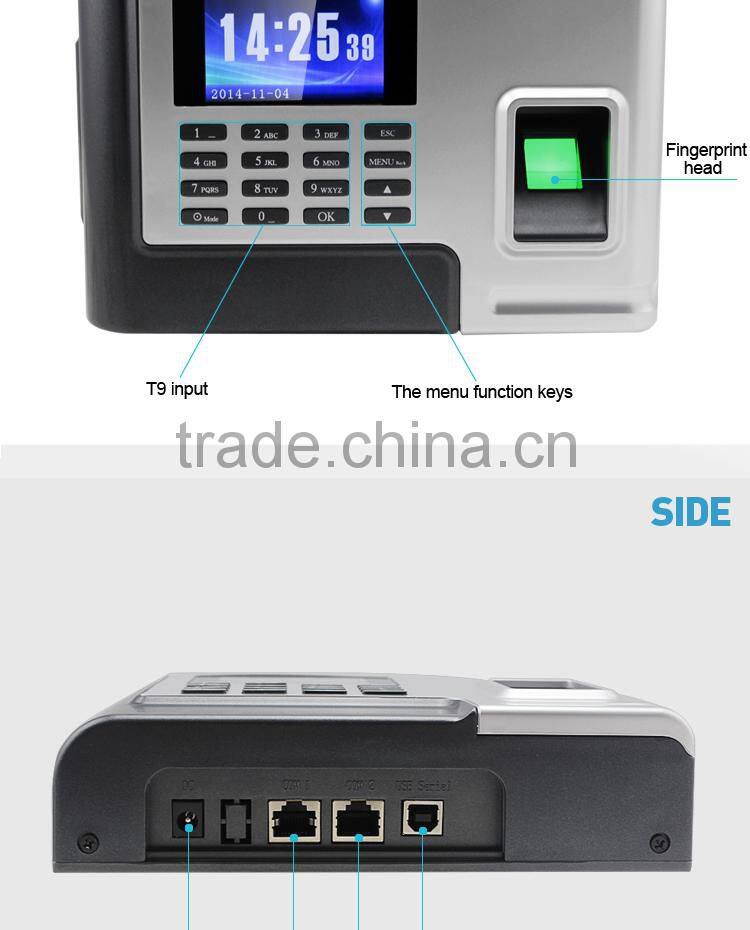 OC025 Electronic Time Clock Type Time Attendance Device