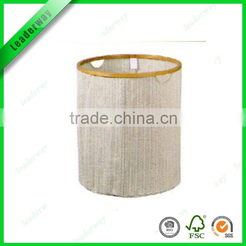 Fashion design collapsible bamboo laundry basket