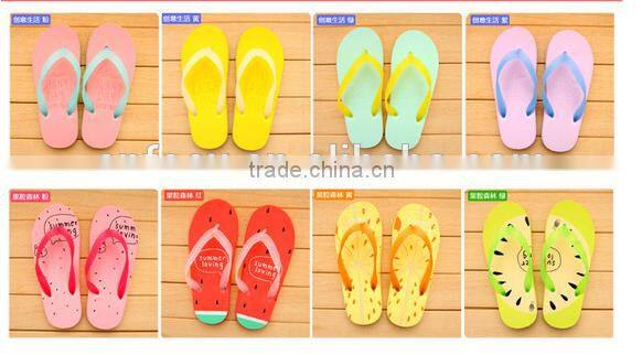 Cute flat shoes summer casual lady fashion woman slipper fancy sandals