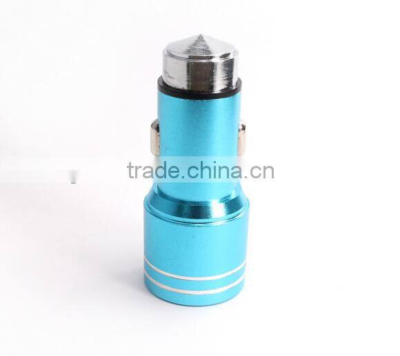 2016 hot sell dual USB Car charger car usb charger with high quality fast feed car charger