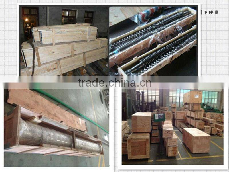 Plastic shoes injection machine single screw and cylinder for plastic machine