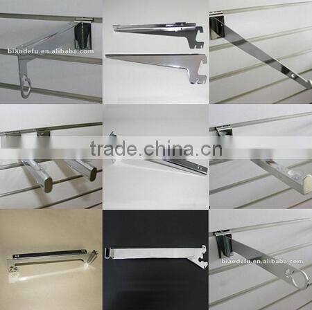 Shelving system metal shelf support brackets