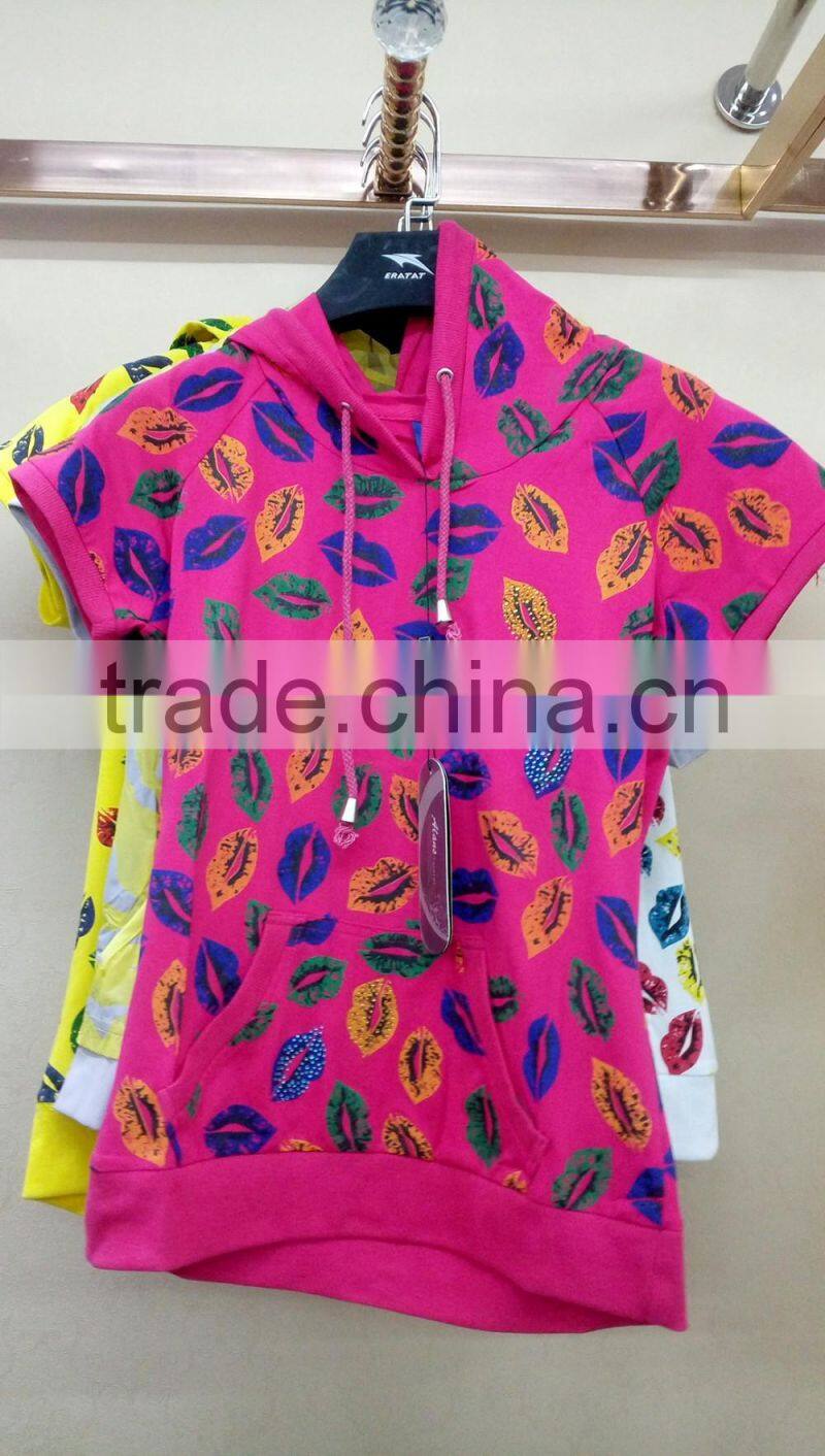 bulk painting wholesale grils t-shirt with various style