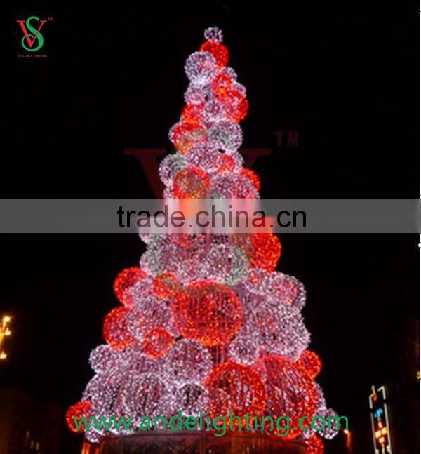 2016 Christmas tree light LED 3D motif light Ball cone tree light
