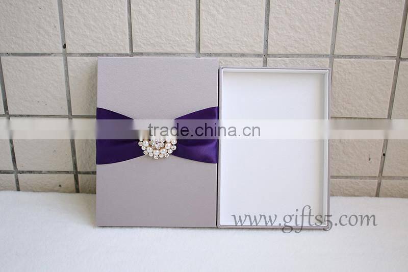 Custom Handmade Luxury wedding invitation boxes for sale