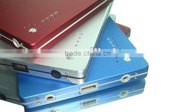 20000mAh rechargeable external battery pack 12v for laptop