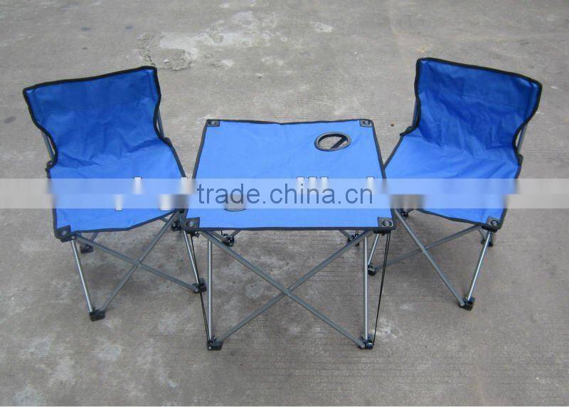 foldable camping table with cup holders