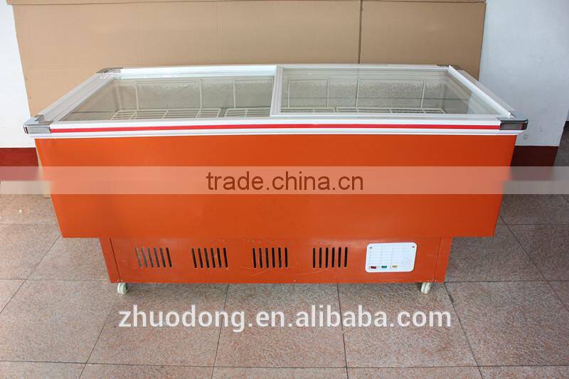 DG-160 meat display chiller under counter freezer Super Cheap Ice Cream Freezer Showcase