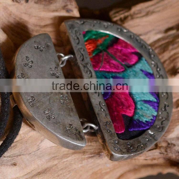 Fashion pendant necklace jewelry embroidery miao necklace used for women clothing