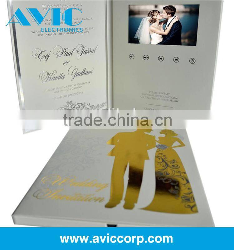 Hot sale touch video brochure