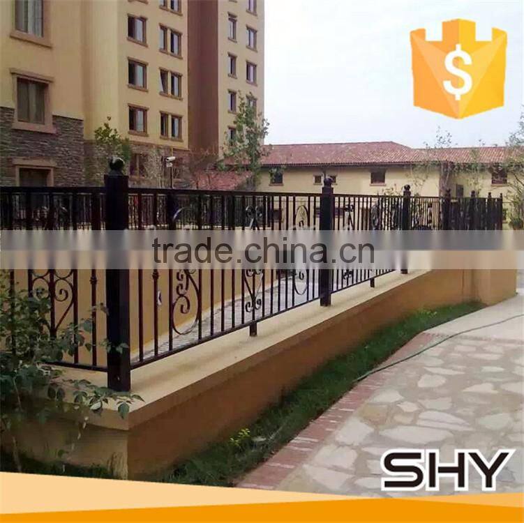 Balcony decoration wrought iron railings