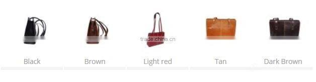 Business shoulder bag with double handle handbags italian bags genuine leather florence leather fashion