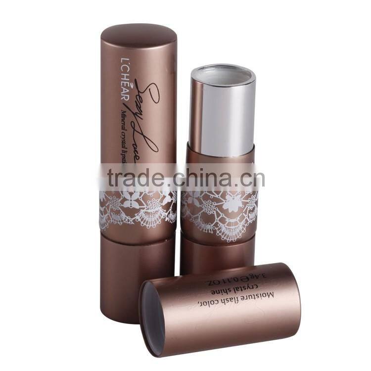 factory supplier plastic aluminum cosmetic lipstick tubes packaging
