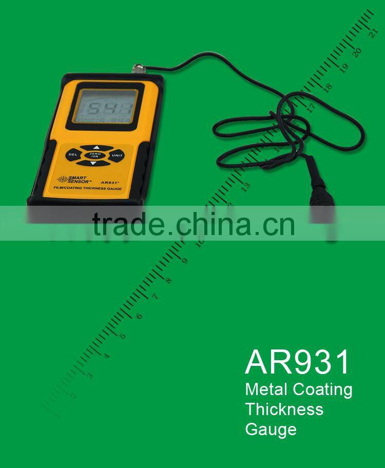 Smart Sensor AR931 Portable Precision Film Coating Thickness Meter Iron based Coating Thickness Detector