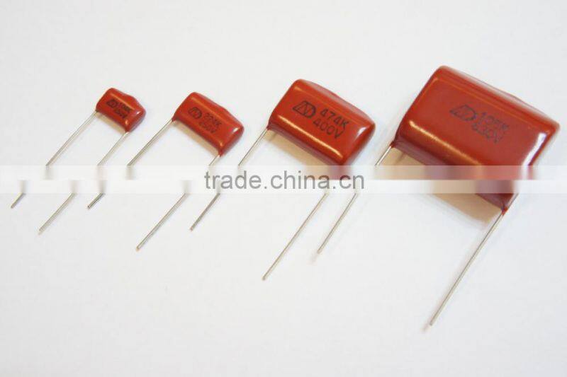 Metallized polyester 400v film capacitor mfd 155j 400v film capacitors 225k 630v