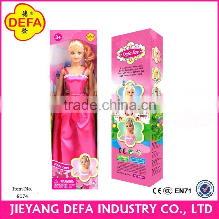 fashion doll suitable for 3+ children with bendable body
