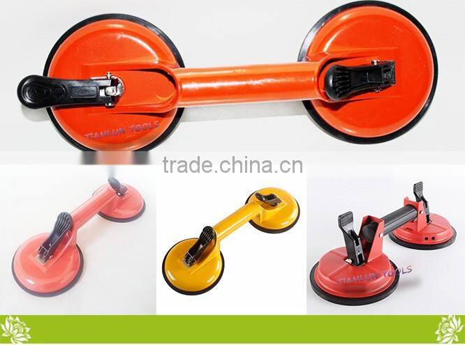 Foldable 3 cups suction cup panel sucker,Three head aluminium glass suction cup lifter,3 claw glass suction plates