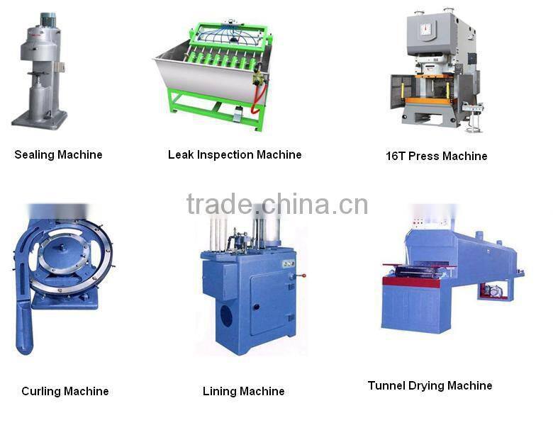 Semi-automatic Hair Spray/ Air Freshener Aerosol Tin Can Making Machine Production Line