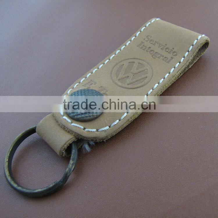 Promotional Leatherette Loop Valet Keychains