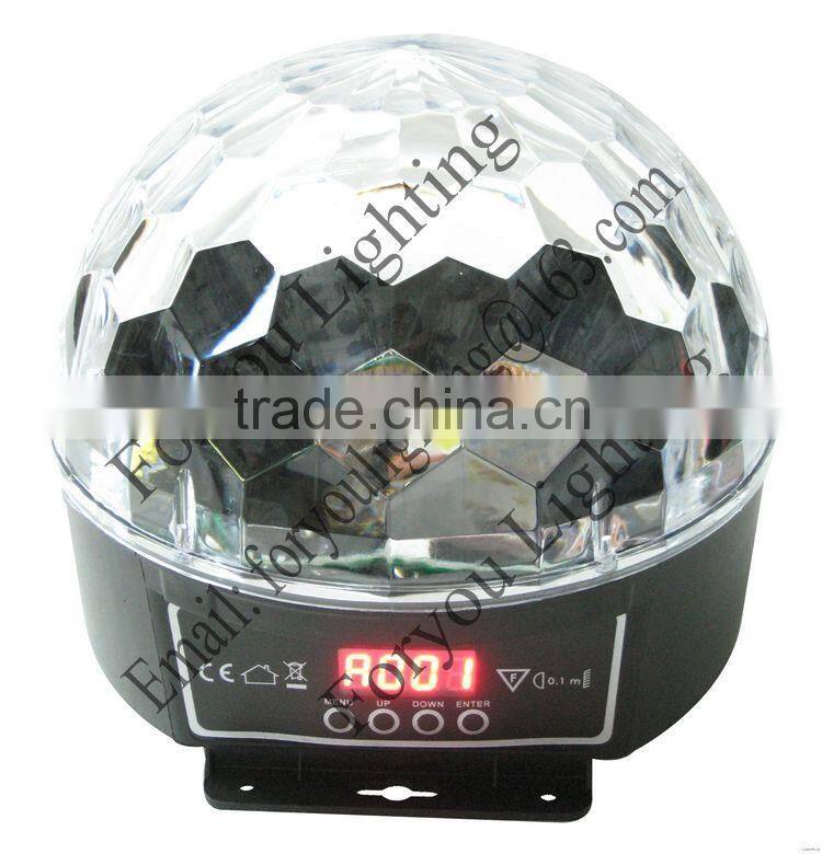 2015 quality new coming 6*1w rgbwap leds led rgb crystal magic effect ball light