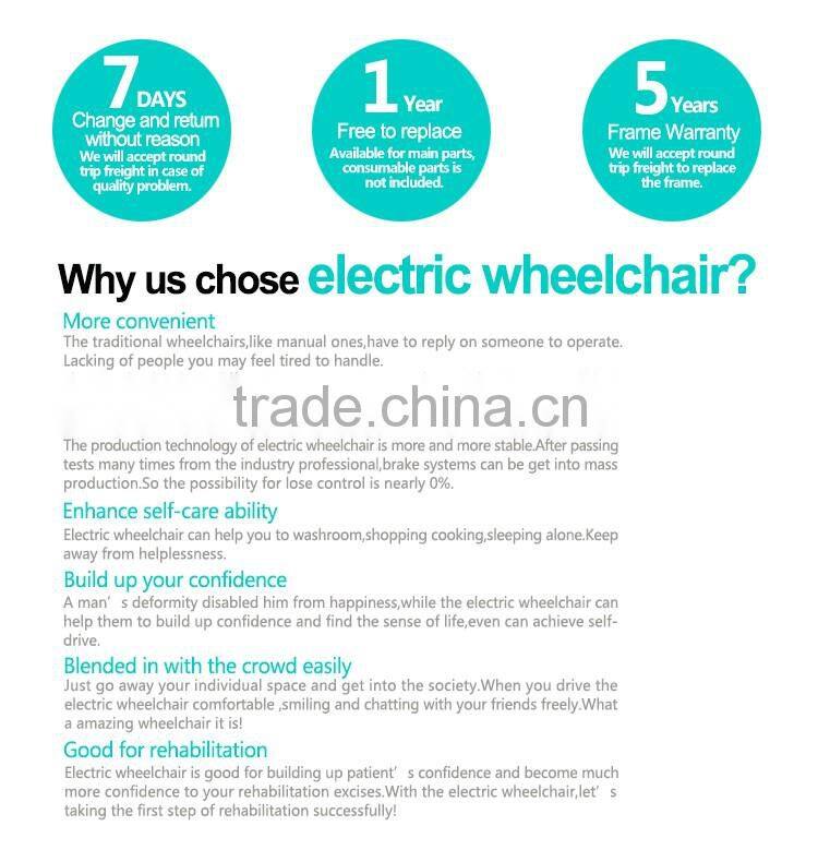 Manual and power flip-up armrest electric wheelchair motor