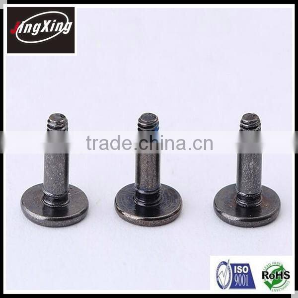 customized M2.5 big flat phillips head shoulder screw/step screw
