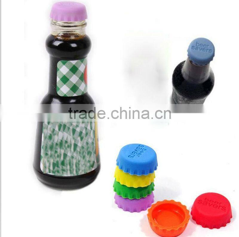fashionable silicone caps for beer bottles,plastic bottles