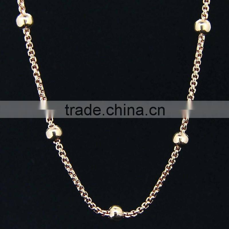 stainless steel ball station chains for floating lockets