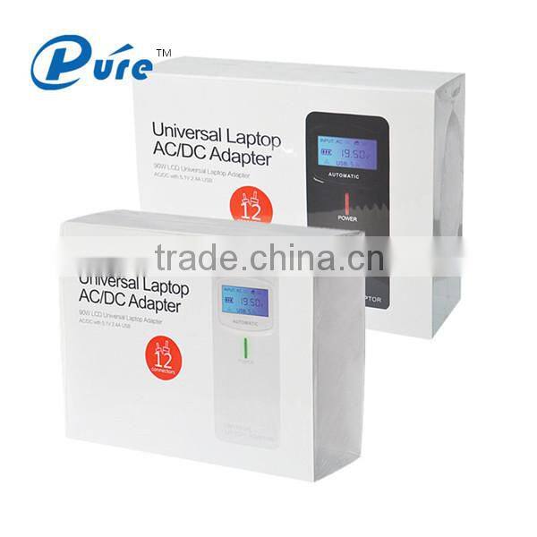 universal ac adapter 12 tips NEW connector 90W universal slim laptop ac adapter with USB and LCD dispaly