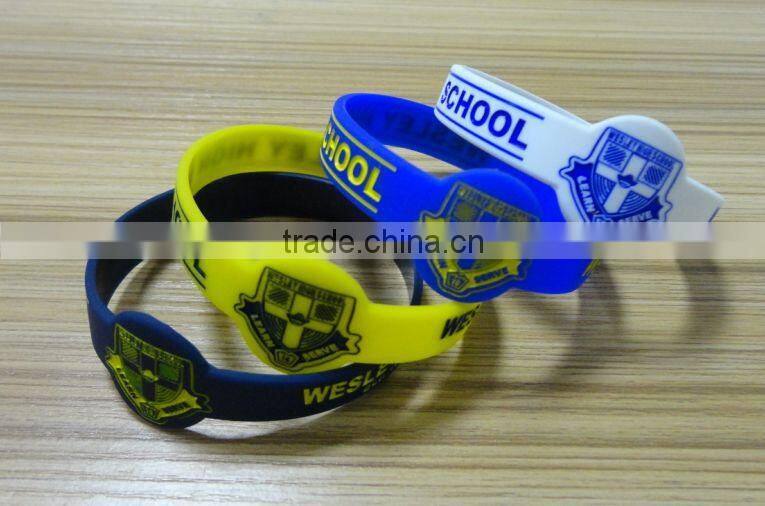 2016 new products arts and crafts rubber gift silicone bracelet for promotional gift