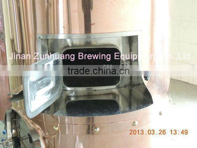 1000l red copper mash tun brewery CE OEM factory