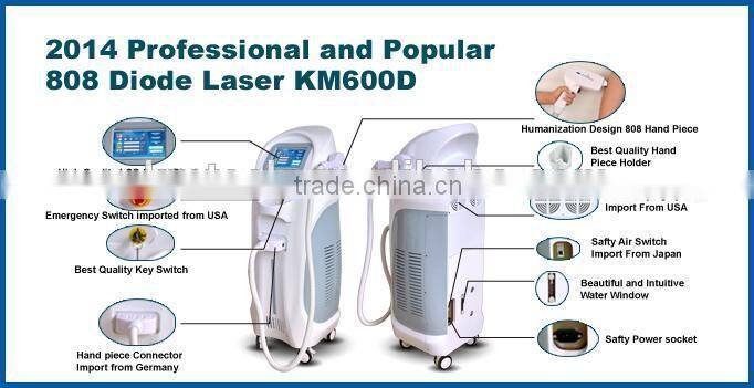 2016 professional 808 diode laser machine/diode laser hair removal equipment/808nm laser