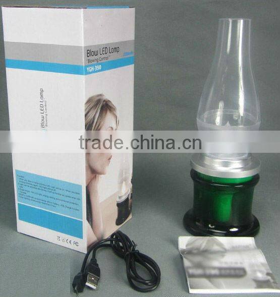Novelty & New LED Mood Light Air Blowing On/Off Sensorhotel &bar light