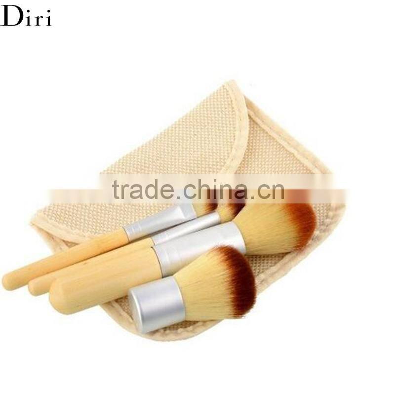 Bamboo kabuki brush makeup brush vegan flat top powder brush