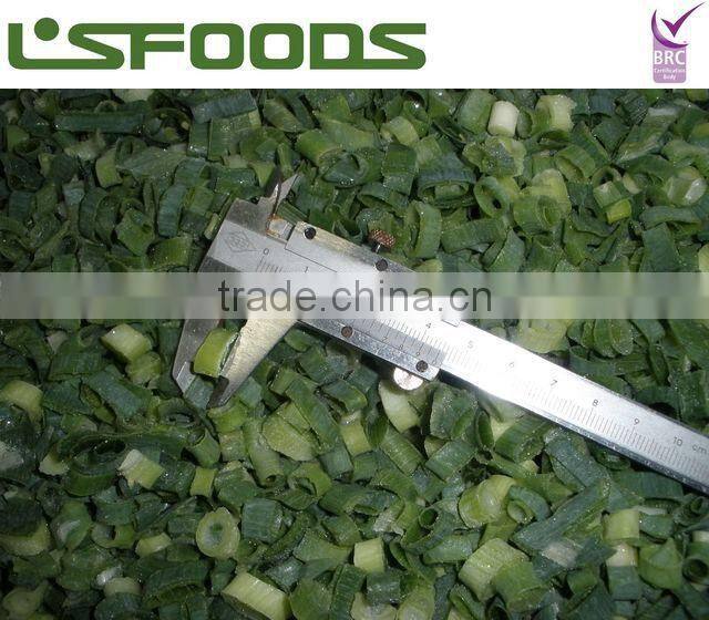 IQF Frozen sliced green onion spring onion