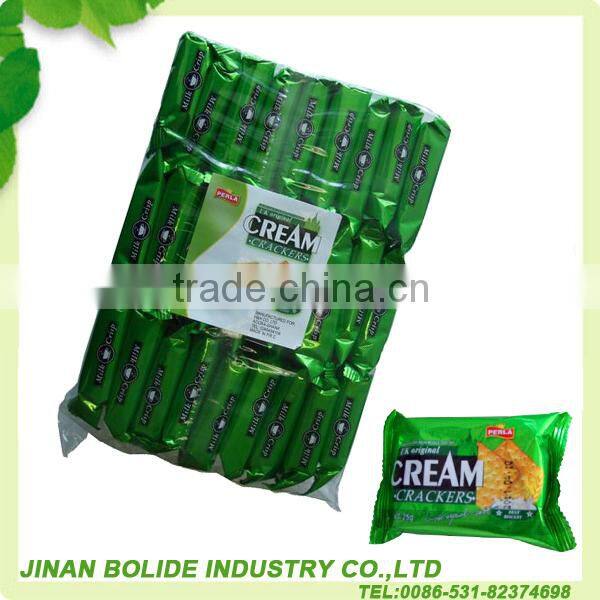 Salty cream cracker biscuit