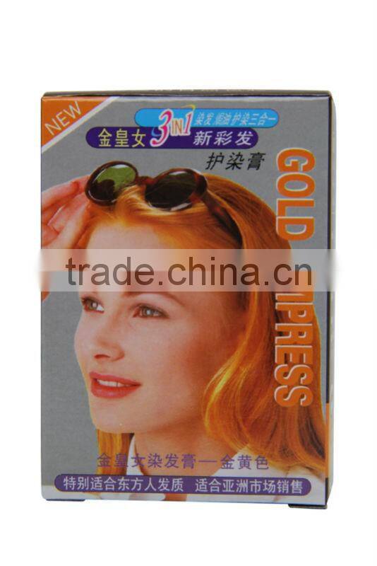 3 IN 1 Golden Empress Nurse & Dye Hair Dew/Hair Dye Cream