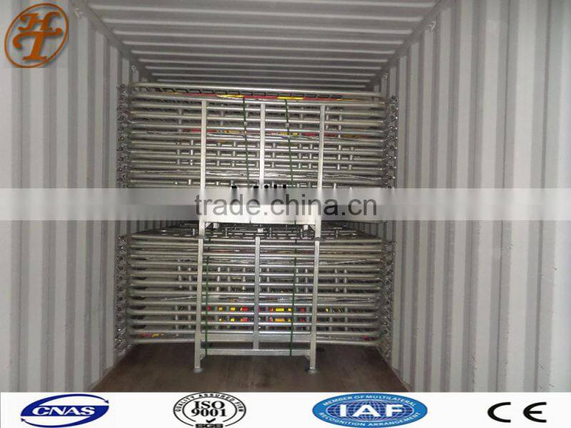 2220x1100mm construction Modular Portable barricade 360 degr welded steel with 3M reflective tape